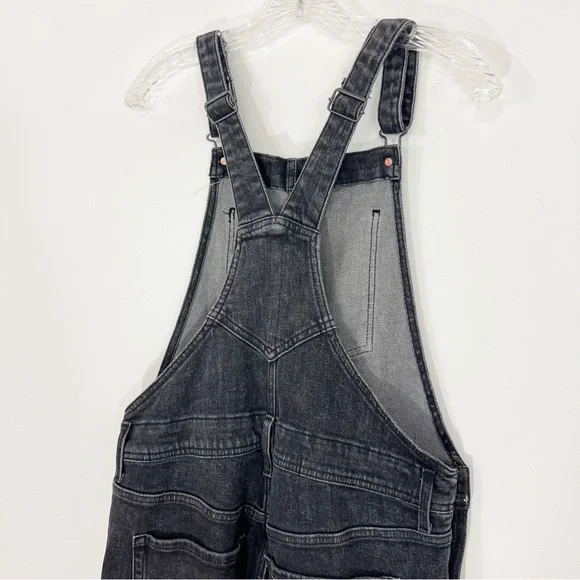 Old Navy OG Workwear Black Wash Overalls Denim BlackBerry Size 8 NWT - Picture 7 of 10